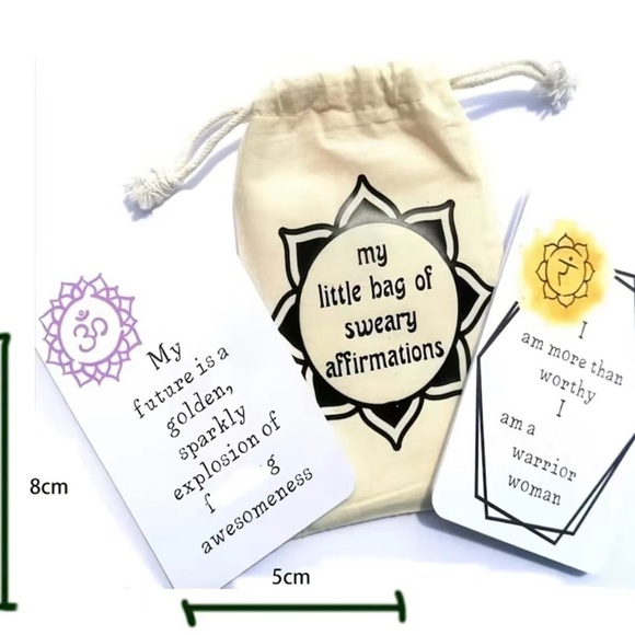 NWT Little Bag of "Sweary" Affirmations To Make Your Day! (16 Pieces) - Picture 7 of 7